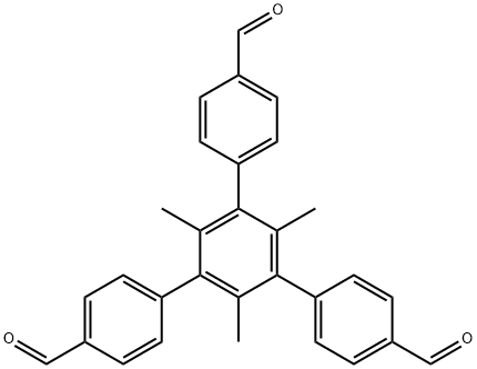 [1,3,5-三甲基-2,4,6-三(4'-醛基苯基)]苯,2195343-70-3,结构式