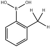 2-(甲基-D3)-苯基硼酸,2200293-21-4,结构式