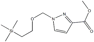 methyl 1-((2-(trimethylsilyl)ethoxy)methyl)-1H-pyrazole-3-carboxylate,2201068-48-4,结构式