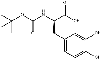 N-[(1,1-dimethylethoxy)carbonyl]-3-hydroxy- D-Tyrosine Structure