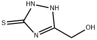 5-(羟甲基)-2,3-二氢-1H-1,2,4-三唑-3-硫酮 结构式