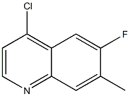 4-氯-6-氟-7-甲基喹啉, 2216746-75-5, 结构式