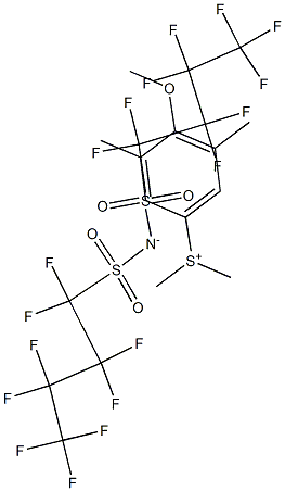 (4-methoxy-3,5-dimethylphenyl)dimethylsulfonium bis((perfluorobutyl)sulfonyl)amide Structure