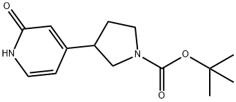 tert-butyl 3-(2-hydroxypyridin-4-yl)pyrrolidine-1-carboxylate Structure