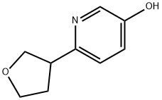 6-(tetrahydrofuran-3-yl)pyridin-3-ol Structure