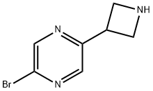 2-(azetidin-3-yl)-5-bromopyrazine Structure