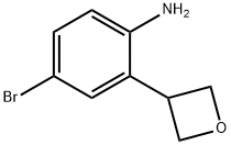 4-bromo-2-(oxetan-3-yl)aniline Structure