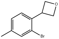 3-(2-bromo-4-methylphenyl)oxetane,2222935-65-9,结构式