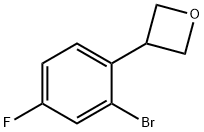 3-(2-bromo-4-fluorophenyl)oxetane,2222935-67-1,结构式