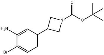 tert-butyl 3-(3-amino-4-bromophenyl)azetidine-1-carboxylate Structure