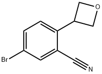 5-bromo-2-(oxetan-3-yl)benzonitrile Structure