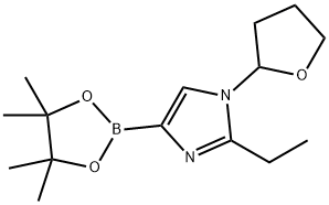 2223006-56-0 2-ethyl-1-(tetrahydrofuran-2-yl)-4-(4,4,5,5-tetramethyl-1,3,2-dioxaborolan-2-yl)-1H-imidazole