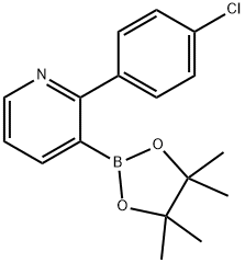 2-(4-Chlorophenyl)pyridine-3-boronic acid pinacol ester,2223029-16-9,结构式