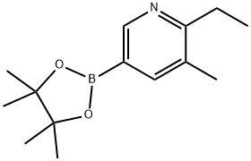 5-Methyl-6-ethylpyridine-3-boronic acid pinacol ester Struktur