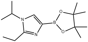 2-ethyl-1-isopropyl-4-(4,4,5,5-tetramethyl-1,3,2-dioxaborolan-2-yl)-1H-imidazole,2223032-12-8,结构式