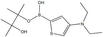 4-(Diethylamino)thiophene-2-boronic acid pinacol ester Struktur