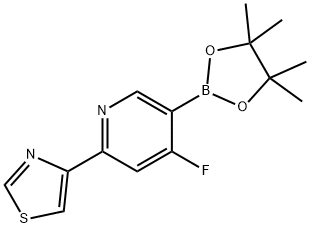 2223033-49-4 4-Fluoro-2-(thiazol-4-yl)pyridine-5-boronic acid pinacol ester