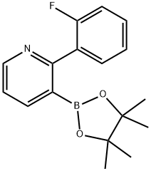2-(2-Fluorophenyl)pyridine-3-boronic acid pinacol ester Struktur