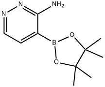 3-Aminopyridazine-4-boronic acid pinacol ester Struktur