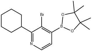 2223042-89-3 3-Bromo-2-(cyclohexyl)pyridine-4-boronic acid pinacol ester