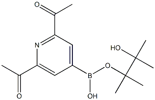 2,6-Di(acetyl)pyridine-4-boronic acid pinacol ester Structure