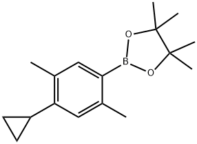 2,5-Dimethyl-4-cyclopropylphenylboronic acid pinacol ester Struktur