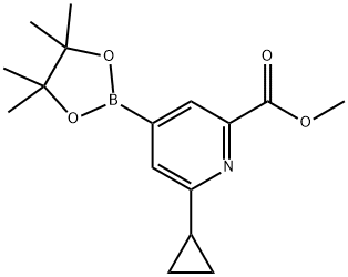 2223048-30-2 methyl 6-cyclopropyl-4-(4,4,5,5-tetramethyl-1,3,2-dioxaborolan-2-yl)picolinate