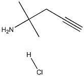 2-methylpent-4-yn-2-amine hydrochloride Structure