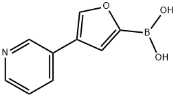 4-(Pyridin-2-yl)furan-2-boronic acid Struktur