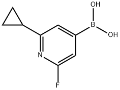 2225176-17-8 2-Fluoro-6-(cyclopropyl)pyridine-4-boronic acid