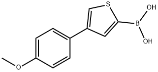 4-(4-Methoxyphenyl)thiophene-2-boronic acid Struktur