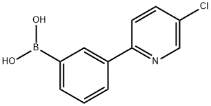 3-(5-Chloropyridin-2-yl)phenylboronic acid Structure