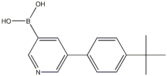 5-(4-tert-Butylphenyl)pyridine-3-boronic acid Struktur