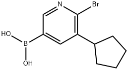 2225178-84-5 6-Bromo-5-(cyclopentyl)pyridine-3-boronic acid
