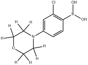 2-Chloro-4-(morpholino-2,2,3,3,5,5,6,6-d8)-phenylboronic acid|