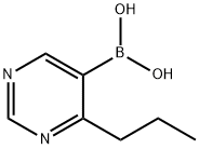 4-(n-Propyl)pyrimidine-5-boronic acid Struktur