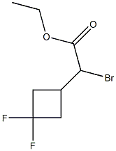ethyl 2-bromo-2-(3,3-difluorocyclobutyl)acetate Struktur