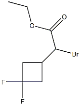 ethyl 2-bromo-2-(3,3-difluorocyclobutyl)acetate Structure