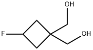 [3-fluoro-1-(hydroxymethyl)cyclobutyl]methanol, 2231673-56-4, 结构式