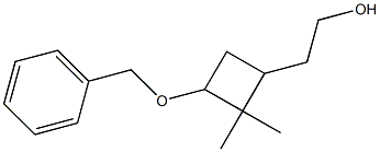 2-[3-(benzyloxy)-2,2-dimethylcyclobutyl]ethan-1-ol,2231673-98-4,结构式