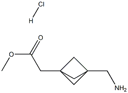 methyl 2-[3-(aminomethyl)bicyclo[1.1.1]pentan-1-yl]acetate hydrochloride|2-(3-(氨基甲基)双环[1.1.1]戊-1-基)乙酸甲酯盐酸盐