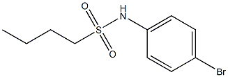 N-(4-bromophenyl)butane-1-sulfonamide Struktur