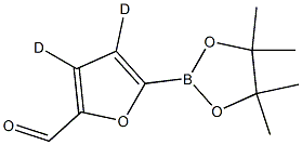 5-(4,4,5,5-tetramethyl-1,3,2-dioxaborolan-2-yl)furan-3,4-d2-2-carbaldehyde,2241867-73-0,结构式
