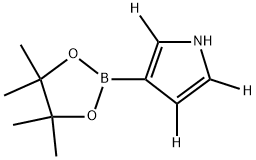 3-(4,4,5,5-tetramethyl-1,3,2-dioxaborolan-2-yl)-1H-pyrrole-2,4,5-d3 Structure