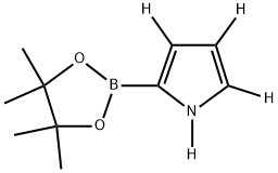 2-(4,4,5,5-tetramethyl-1,3,2-dioxaborolan-2-yl)-1H-pyrrole-1,3,4,5-d4,2241869-76-9,结构式