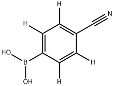 (4-cyanophenyl-2,3,5,6-d4)boronic acid Structure