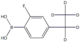 (4-(ethyl-d5)-2-fluorophenyl)boronic acid,2241871-48-5,结构式