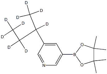 3-(butan-2-yl-d9)-5-(4,4,5,5-tetramethyl-1,3,2-dioxaborolan-2-yl)pyridine|