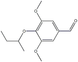 4-丁烷-2-基氧基-3,5-二甲氧基苯甲醛, 224586-49-6, 结构式