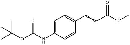 2-Propenoic acid, 3-[4-[[(1,1-dimethylethoxy)carbonyl]amino]phenyl]-, methyl ester